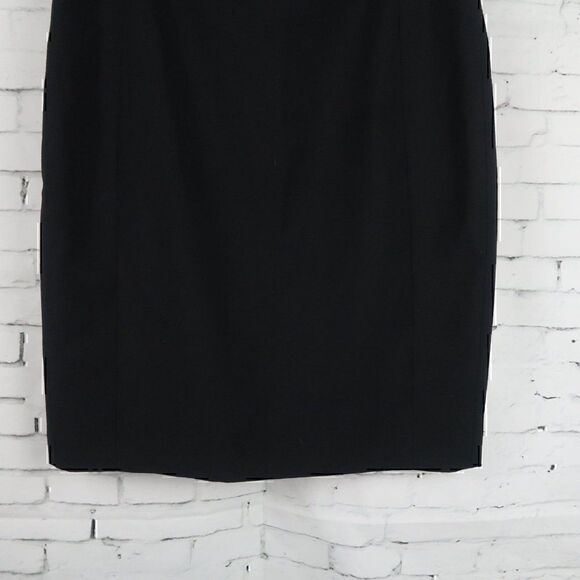 REISS BLACK WOOL BLEND OFFICE BUSINESS WORK PENCIL SKIRT SIZE 10 - Picture 6 of 11